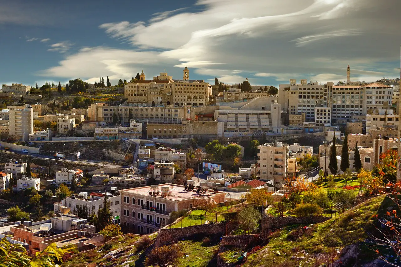 Panoramic view of Bethlehem